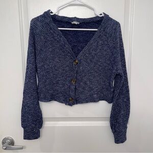 Cozy Crop Knit Sweater Cardigan